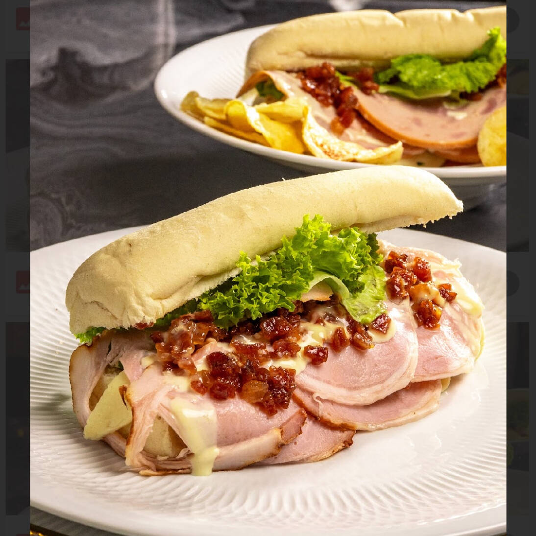 Sándwich Chan de Lomo Ahumado