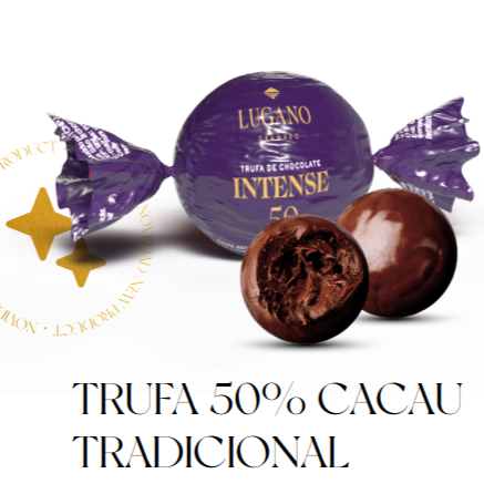 Trufa de chocolate 50% cacau 14g