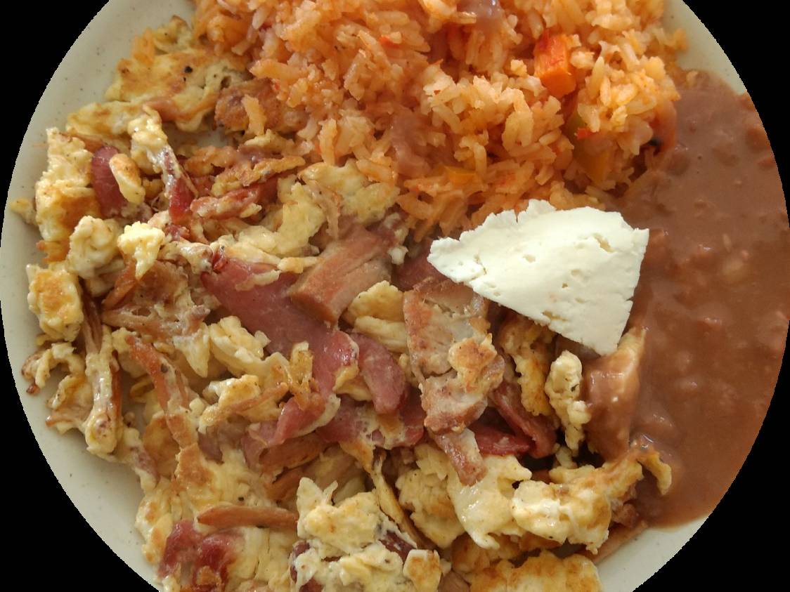 Huevos Revueltos al Gusto con Cafe
