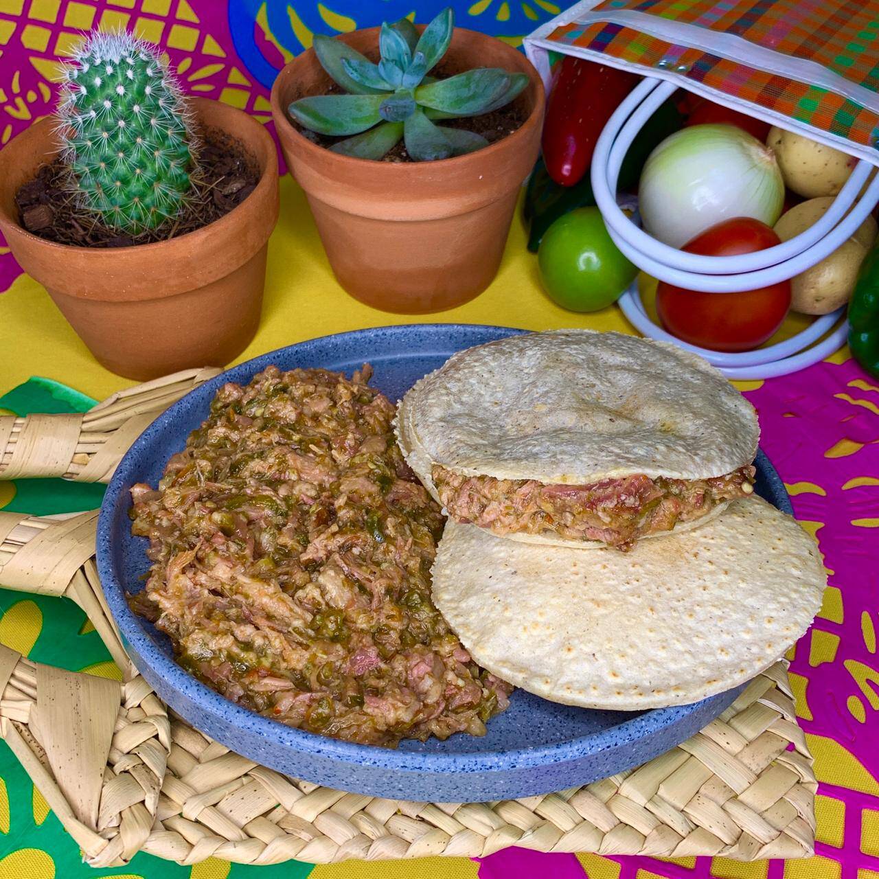 Gordita De Maíz Chicharrón Prensado