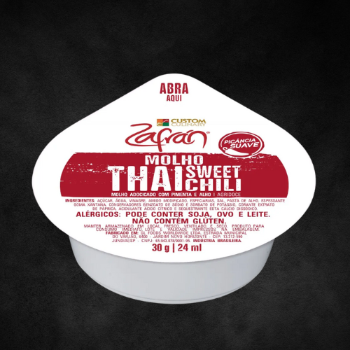 Um toque exótico e delicioso! Molho agridoce com pimenta suave e alho, trazendo a verdadeira inspiração da culinária tailandesa. Perfeito para dar aquele sabor especial em pastéis e salgados. Picância suave e equilibrada. Um perfil agridoce irresistível.