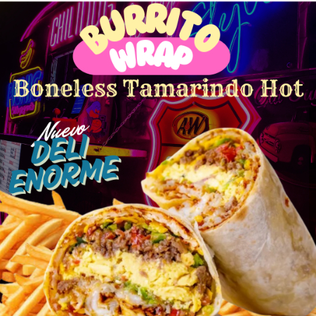 Burrito Wrap Boneless Tamarindo Hot