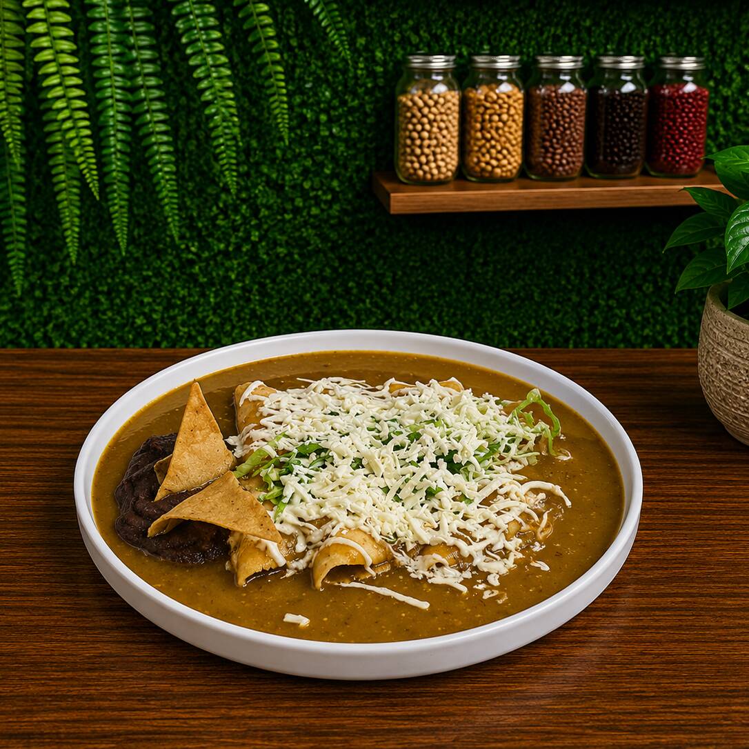 Enchiladas Verdes (3 Pzas)