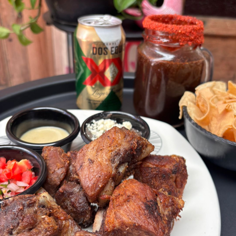 Costillas Fritas Media Orden