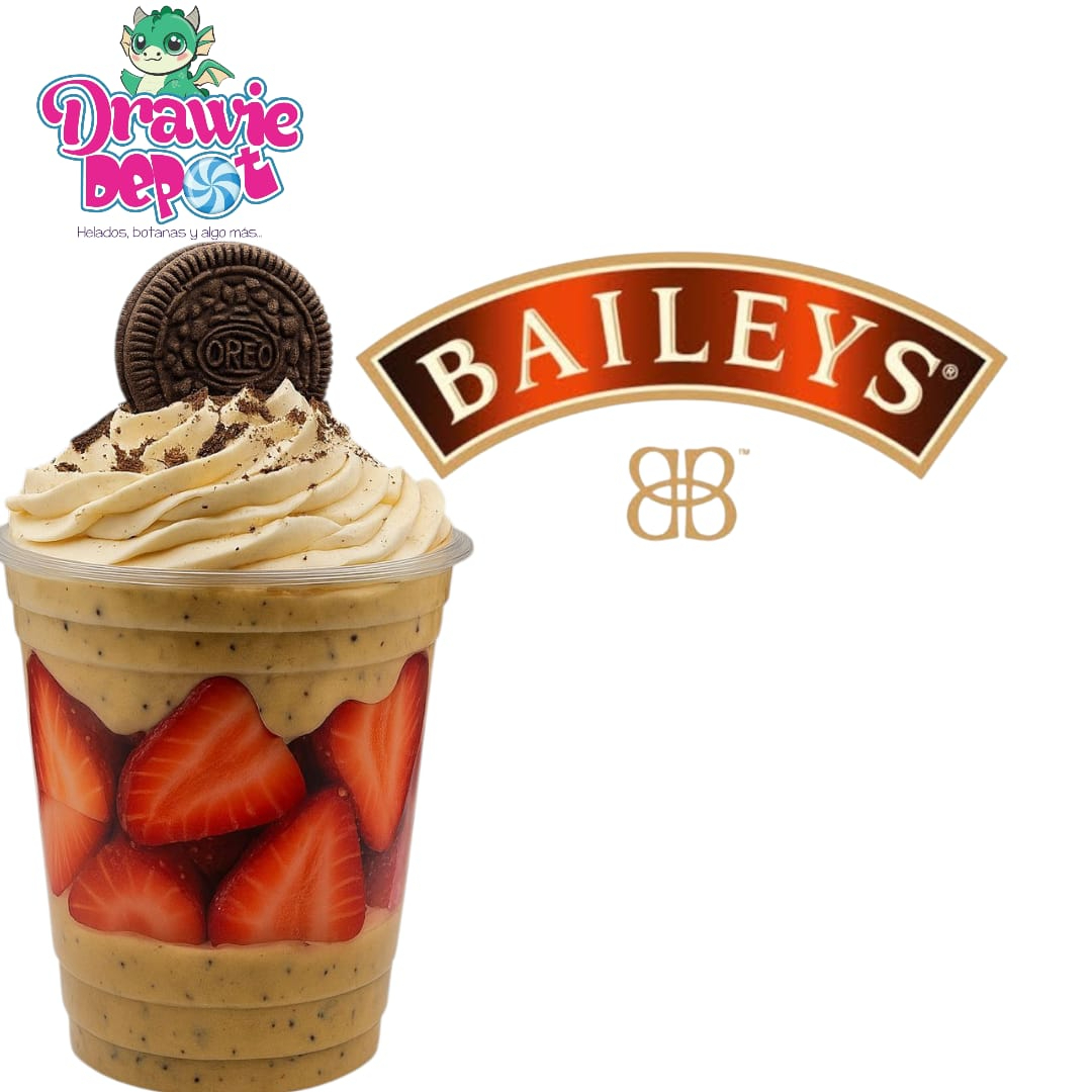 Fresas con Crema de Baileys