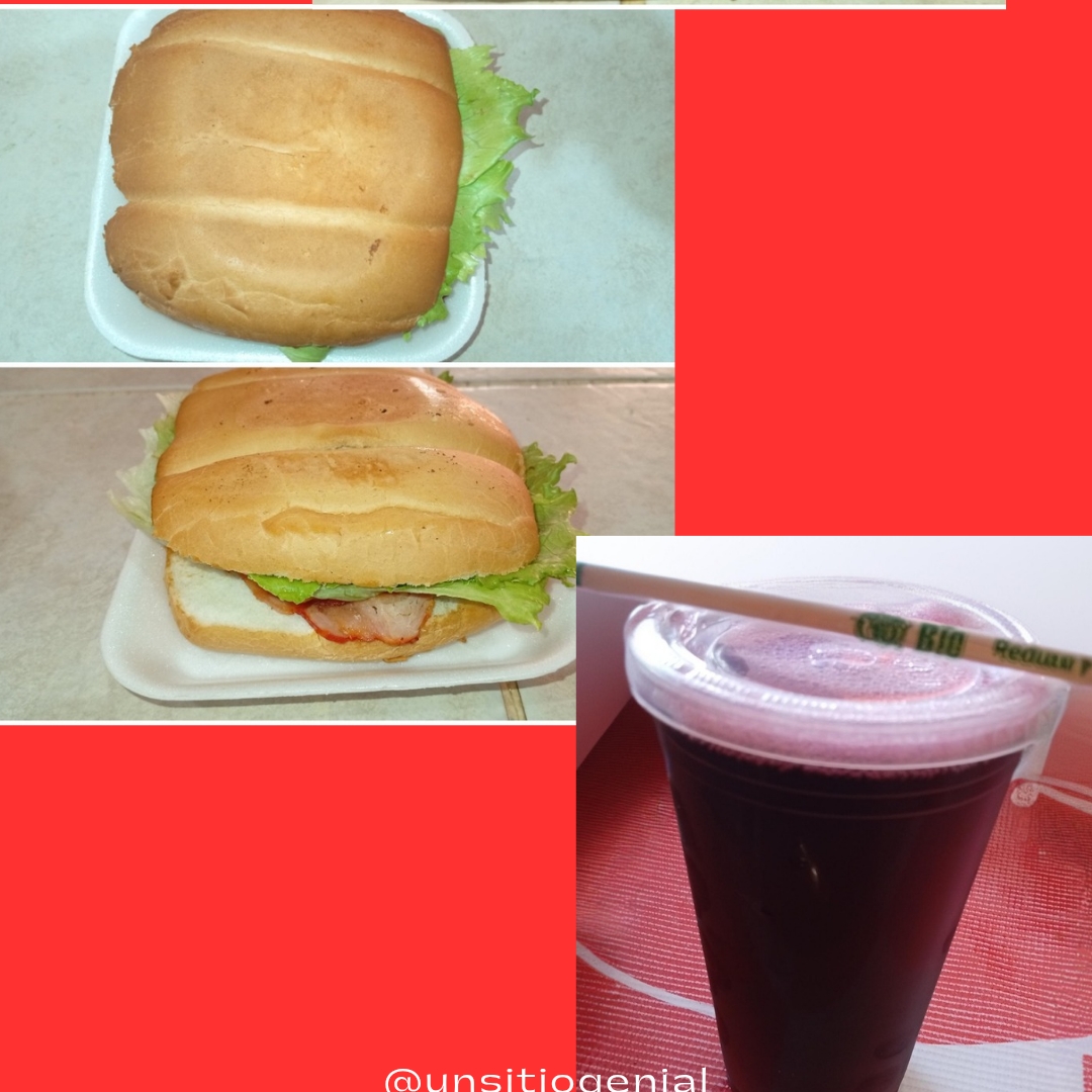 1 Torta con 1/2 Litro de Agua de Jamaica