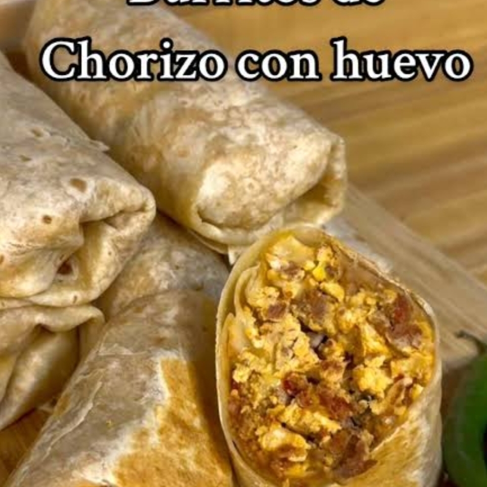 Burrito de Jamon con Huevo ( Grande )