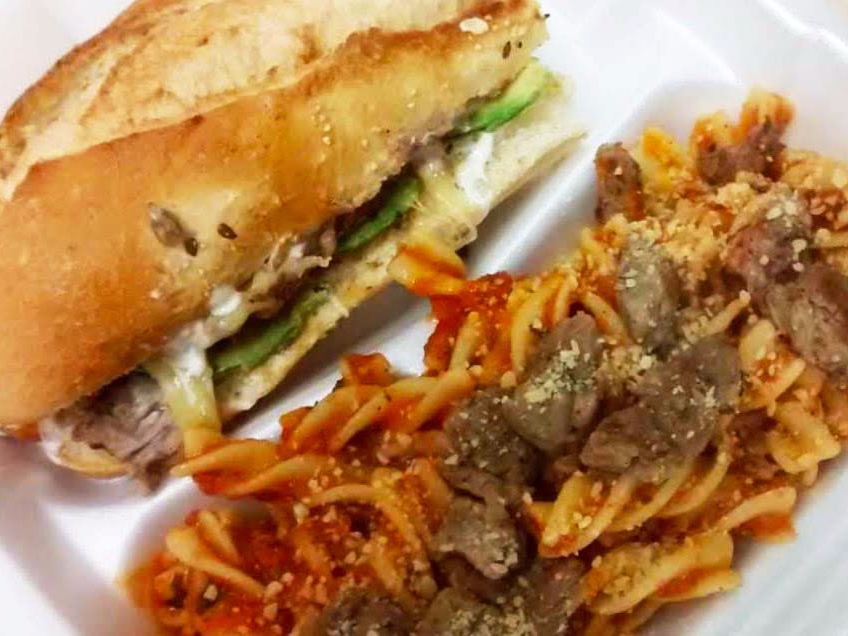*Combo de Arrachera con Pasta
