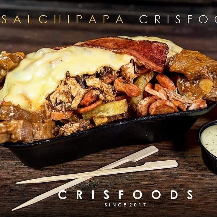 Combo Salchipapa Crisfoods  + Gaseosa 1Lt