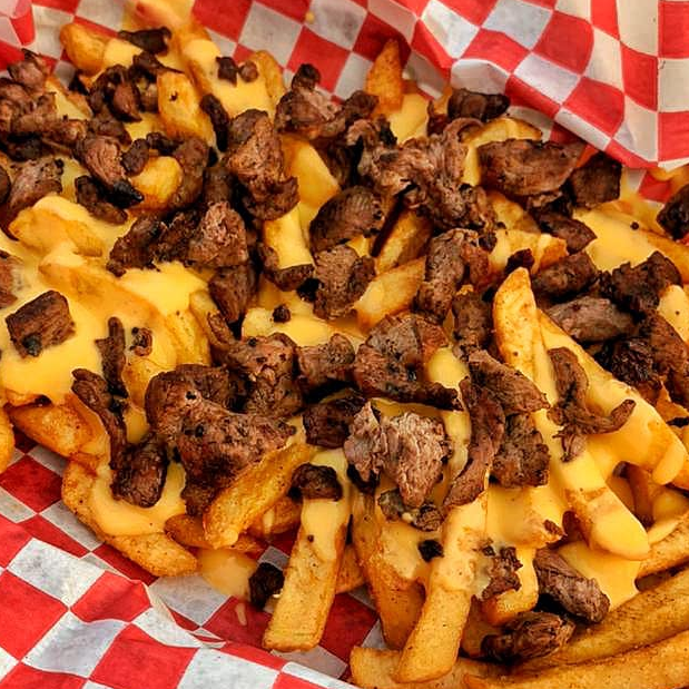 Papas a la Francesa Grandes con Arrachera