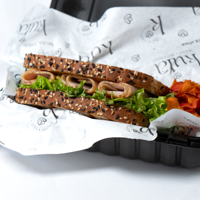 Sandwich de pechuga de pavo