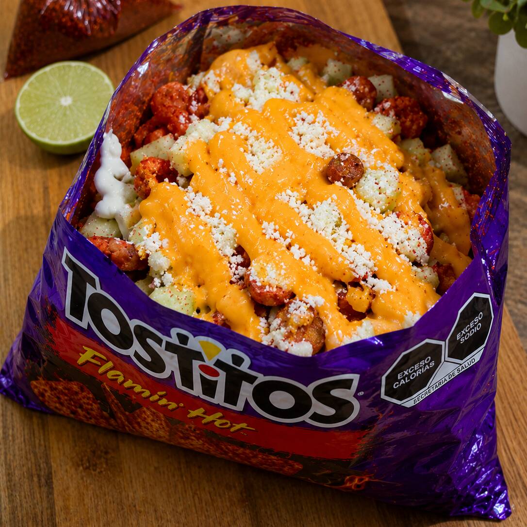 Tosti-Esquite | Tostitos Flamin' Hot