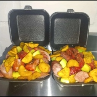 SalchiPapa Costilla con Maduro Personal