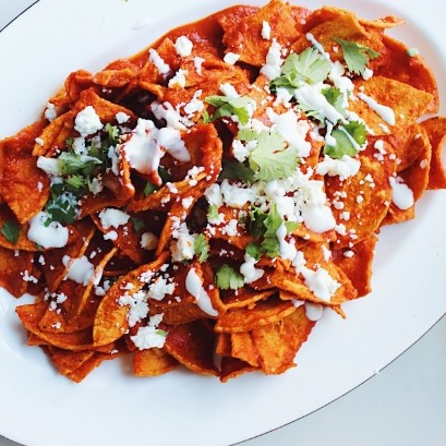 Chilaquiles Rojos Dulces Tradicionales