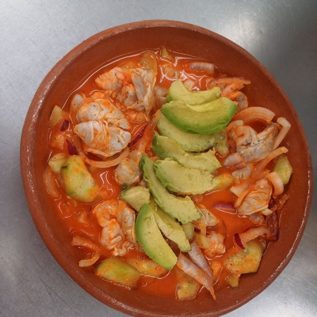 Aguachile morita camaron
