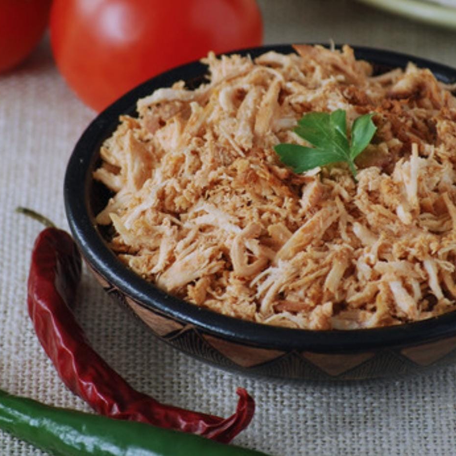 Pollo desmechado