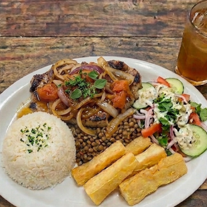 BANDEJA PULPA DE CERDO EN BISTEC