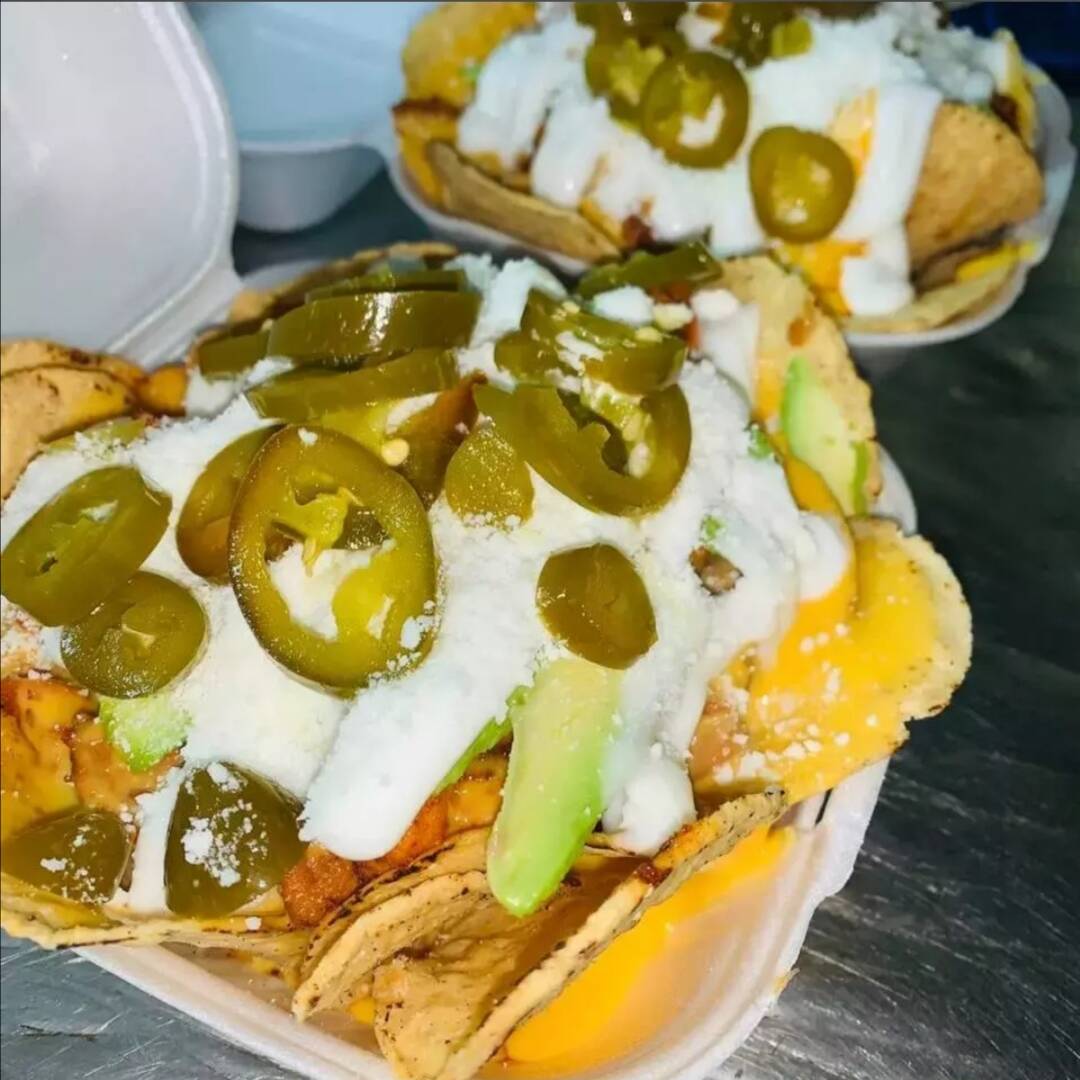 nacho con carne individual
