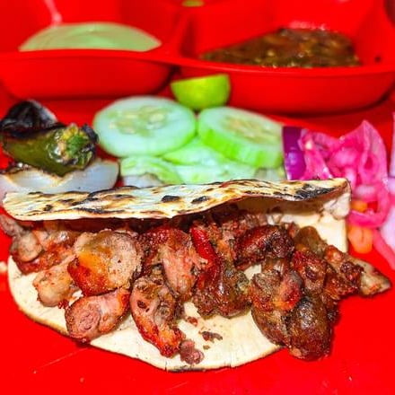Taco Dorado De Tripa