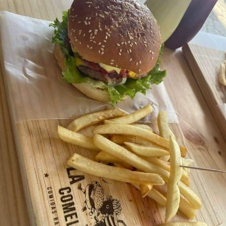 Hamburguesa + Papas