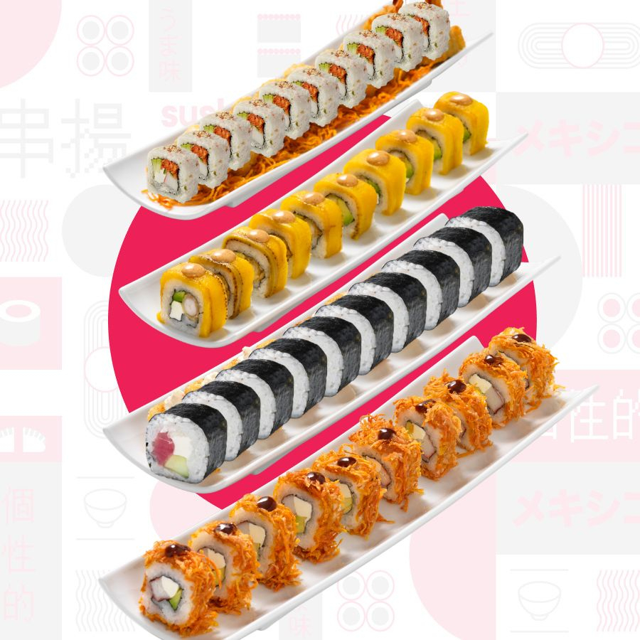 ¡Elige tus 5 rollos favoritos!