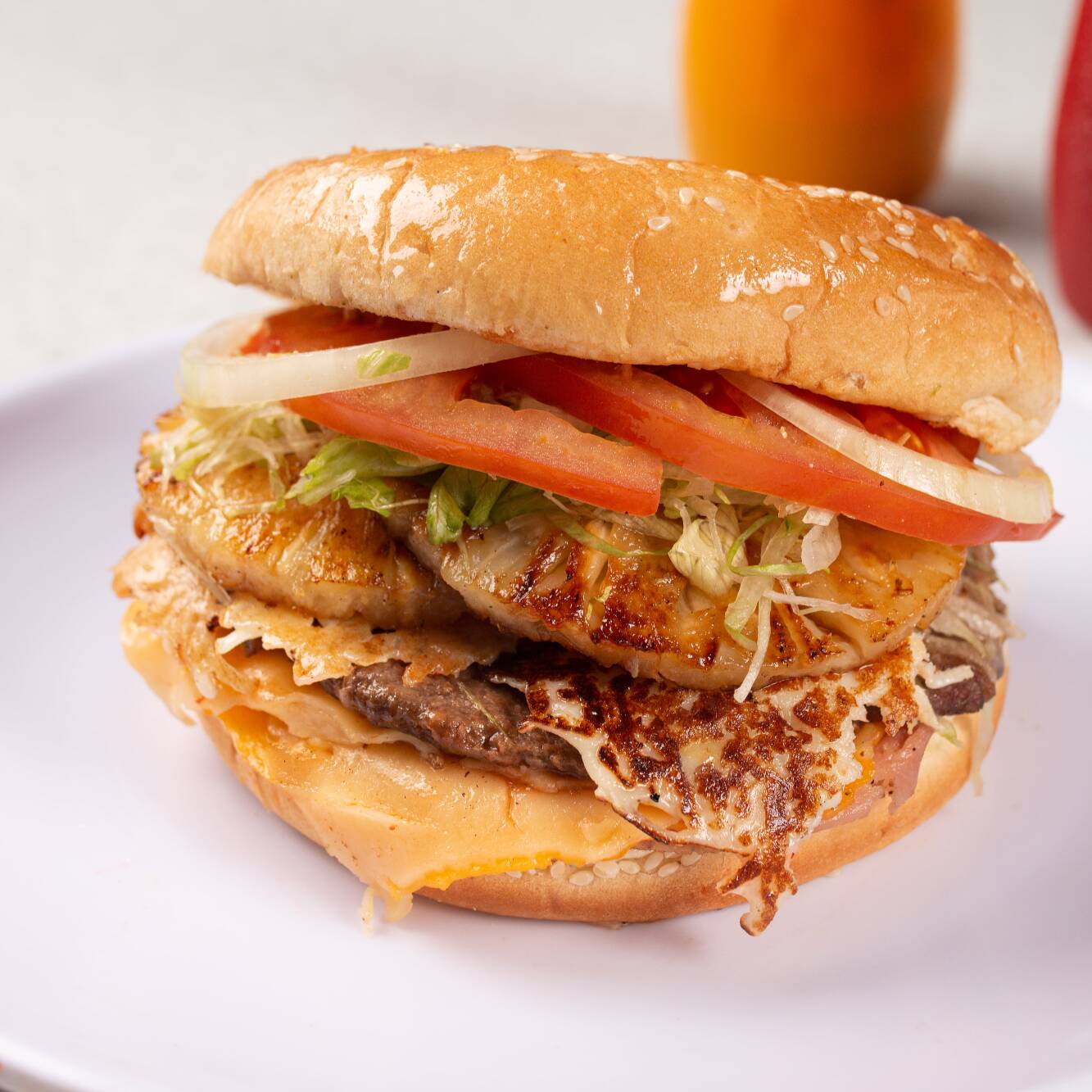 Hamburguesa Hawaiiana