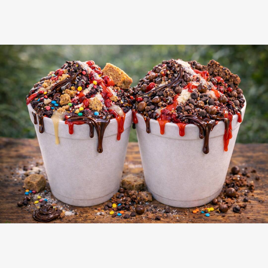Açaí cremoso e bem geladinho 😋 Perfeito pra dividir (ou não 😅) Leve 2 de 300ml e monte do seu jeito, com direito á 2 acompanhamentos grátis em cada! 🍫 😋 💥 Melhor custo-benefício da loja 🔥 Um dos mais pedidos! Obs: Os complementos são iguais para os dois açaís. Para incluir adicional pago nos dois, selecione 2x.