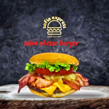 Hamburguesa Sofia Doble Queso Doble Tocineta