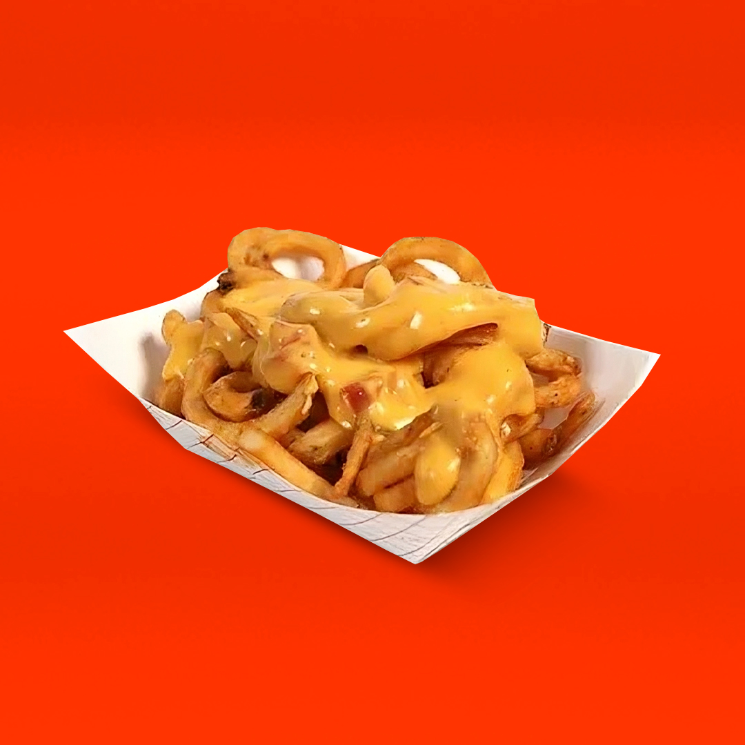 Crisscut o Qurly Fries con Queso