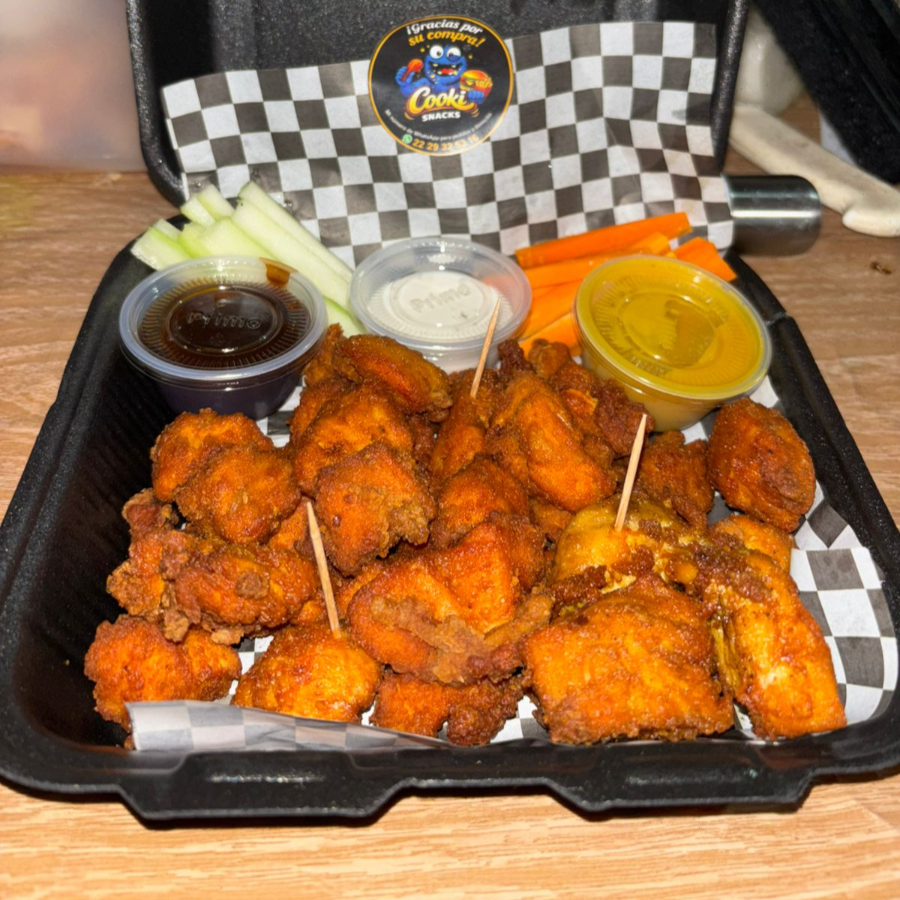 Orden mediana de boneless con 500 g