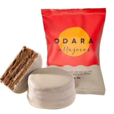 Alfajor chocolate branco