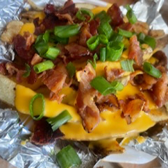 Papas con Tocino