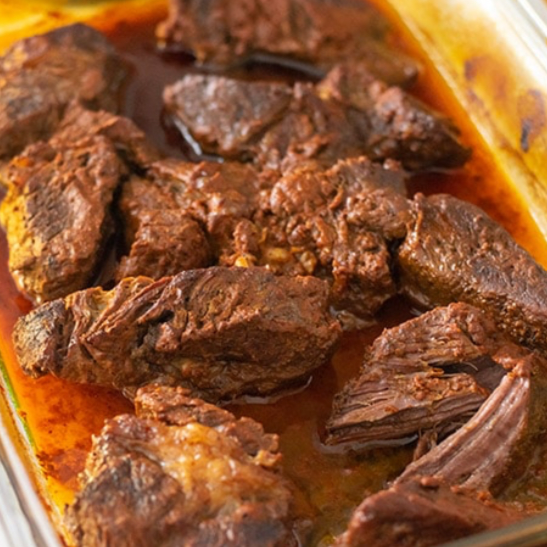 Kilo de barbacoa con 1 litro de consomé sin carne