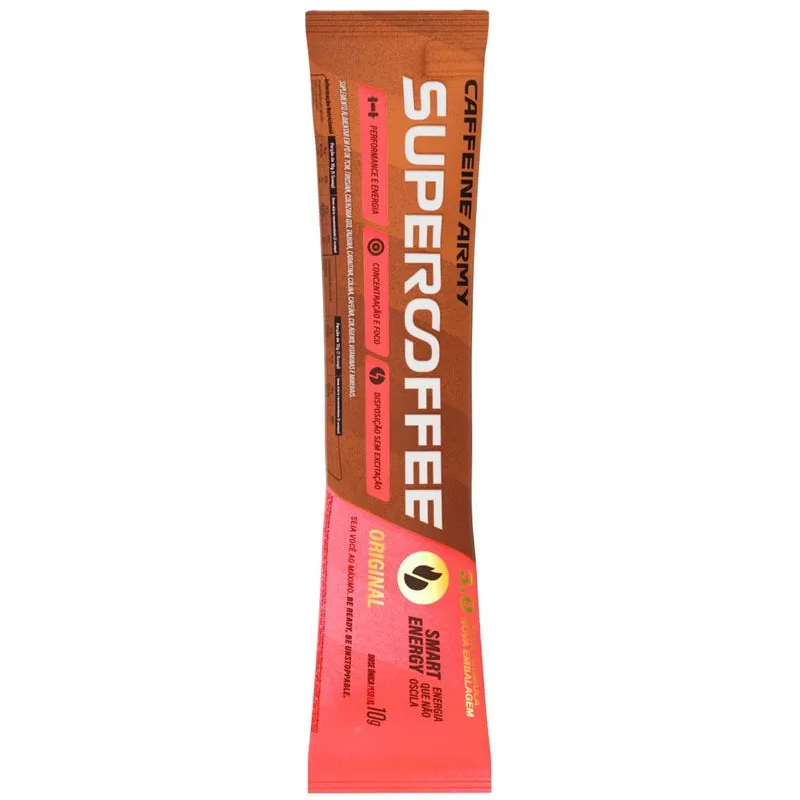 O Supercoffee To Go é um formato pensado especialmente para te acompanhar em todos os momentos do Dia. Com a mesma fórmula incrível do Supercoffee 3.0, os sachês unitários possuem a dose certa de energia, foco, saúde e disposição para levar aonde for e viver sua alta performance onde quiser.