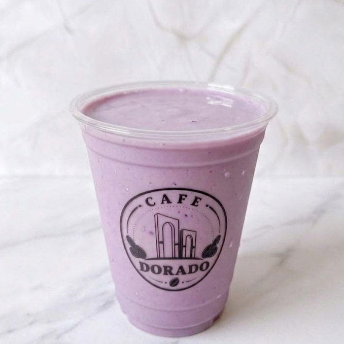 Latte Taro A Las Rocas Frio 12 Oz