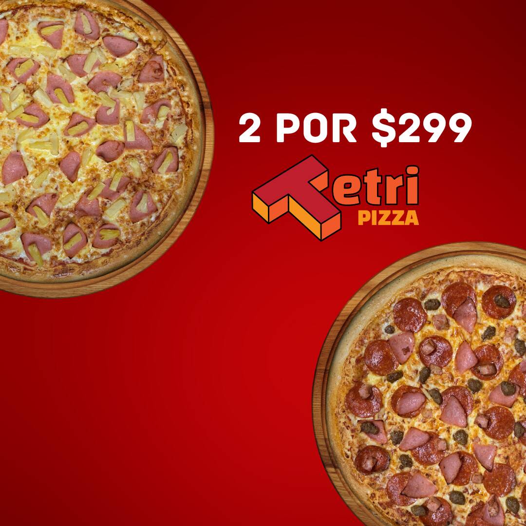 Combo Dos Pizzas de Especialidad