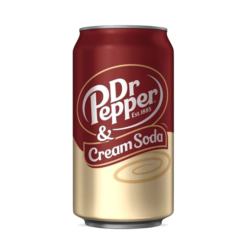Dr Pepper Cream Soda can