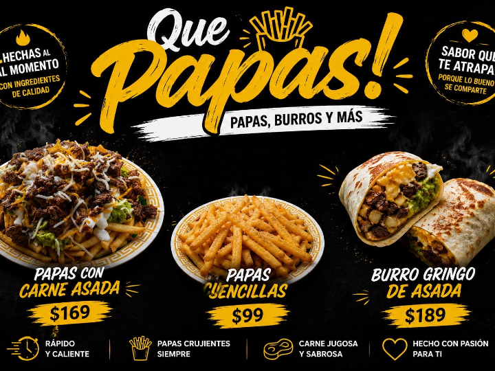 QUE PAPAS!