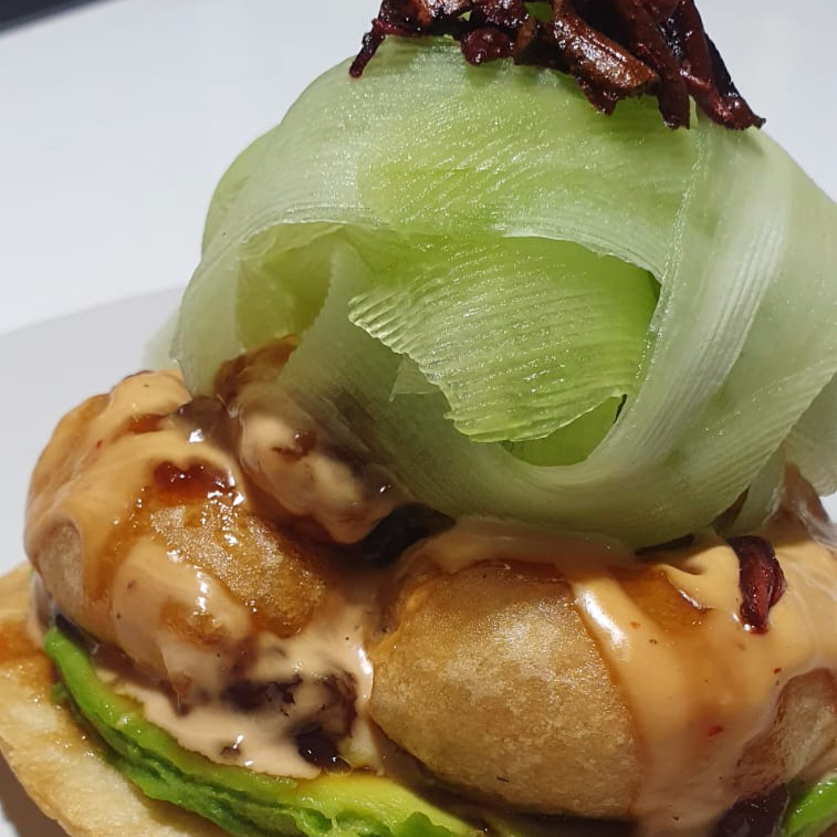 Tostada de Camarón Crunch