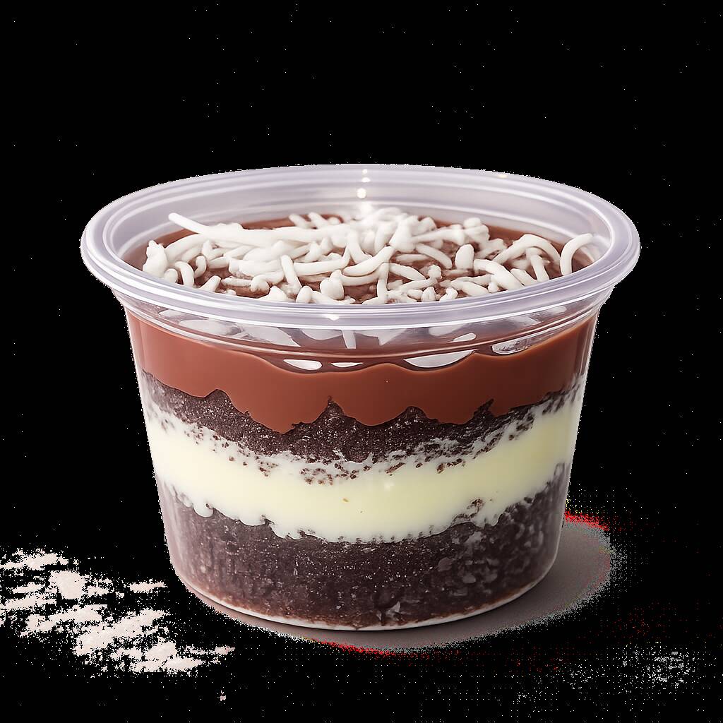 Nossa deliciosa massa feita com cacau 50%,recheado com um brigadeiro cremoso de ninho com coco e coberto com ganache de chocolate meio amargo e coco