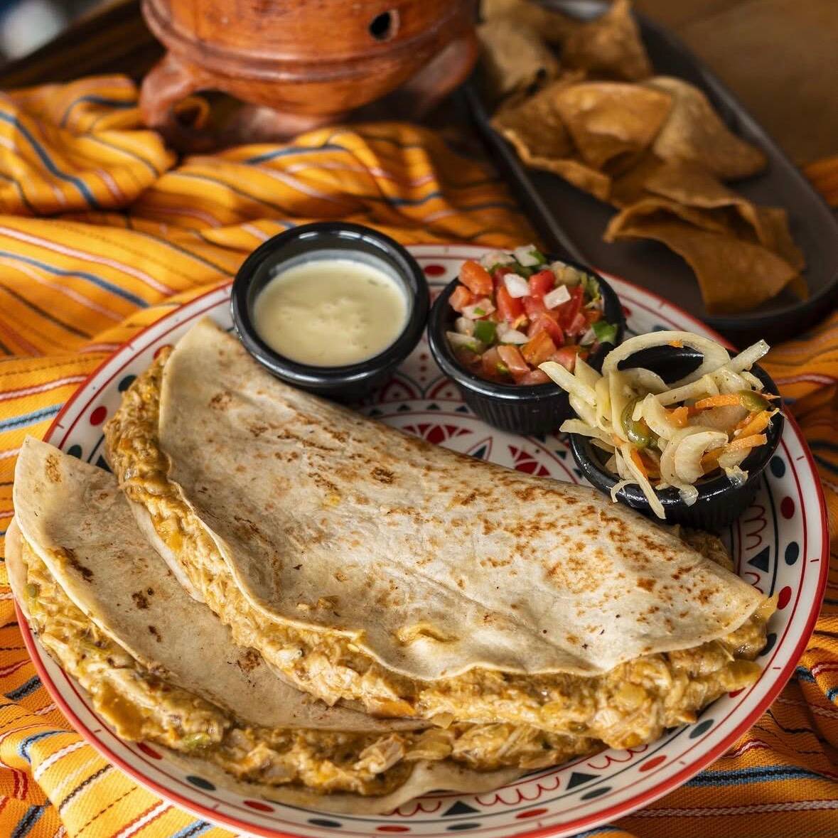 Quesadilla Harina Huevo Verde