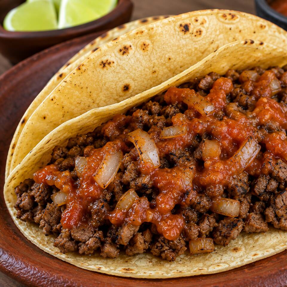 TACOTE DE BISTEC 🧀🍀