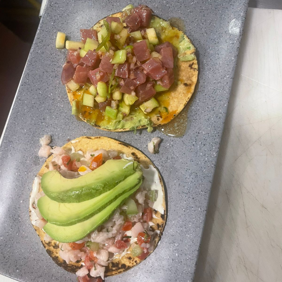 TOSTADA CEVICHE DE PESCADO