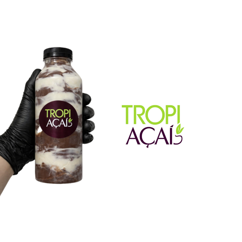 Açaí geladinho e cremoso, com ninho e um generoso toque de Nutella. Uma explosão de sabor e textura em cada gole, perfeita para quem ama doce e praticidade!