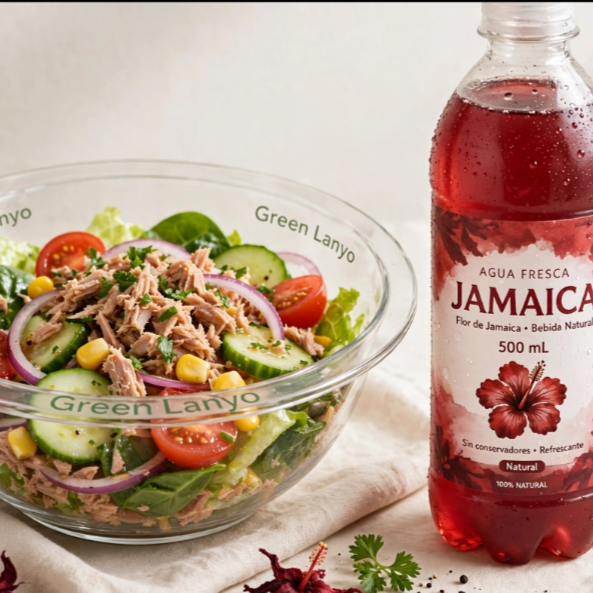 Ensalada Chica + Agua Fresca 500 Ml