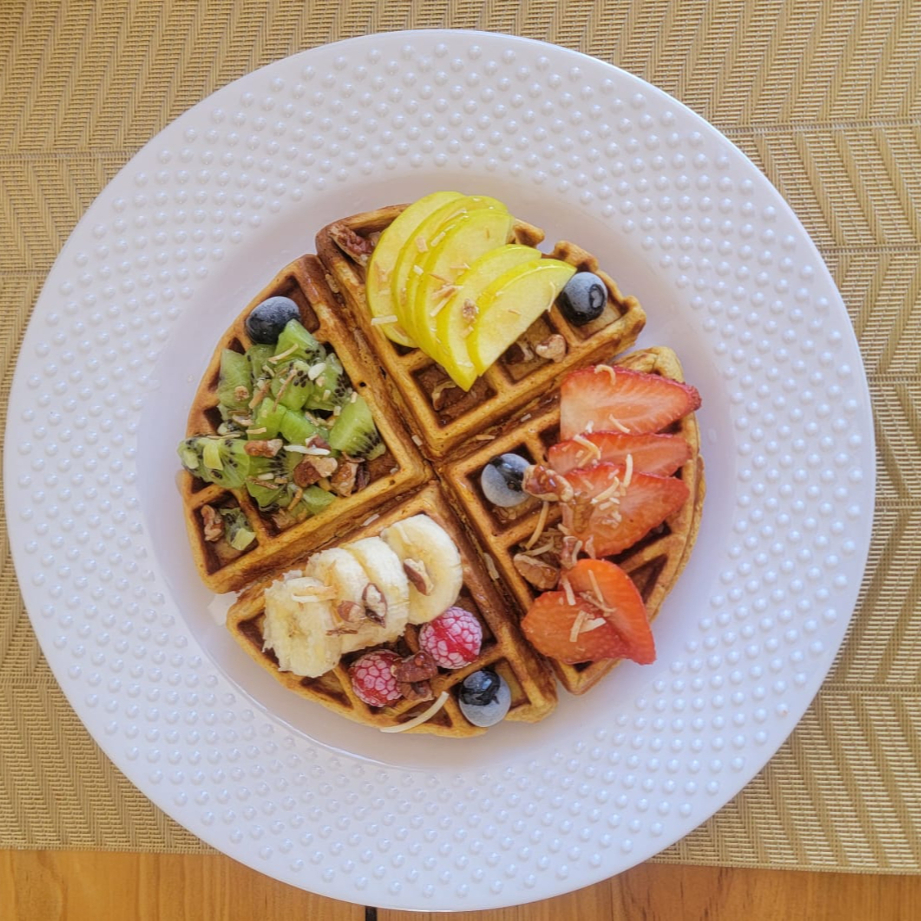 Promo: Waffle dulce+ Cafe Veracruzano