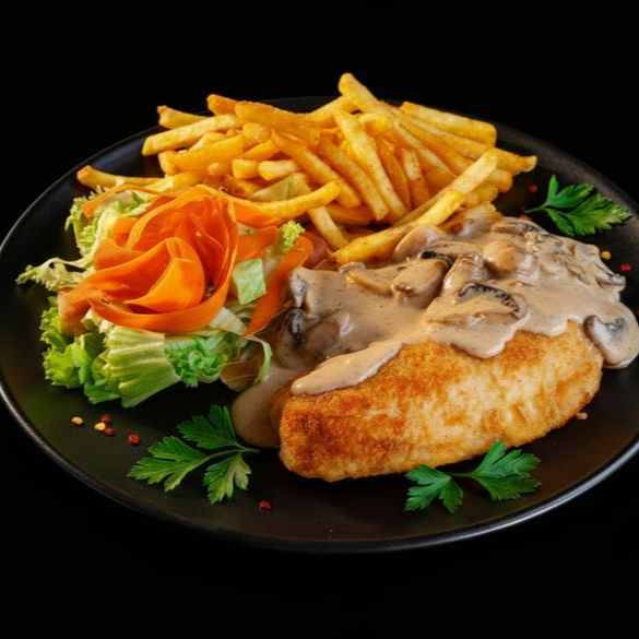 Filete de Tilapia en Champiñónes