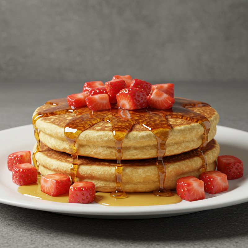 Pancakes con Fresa