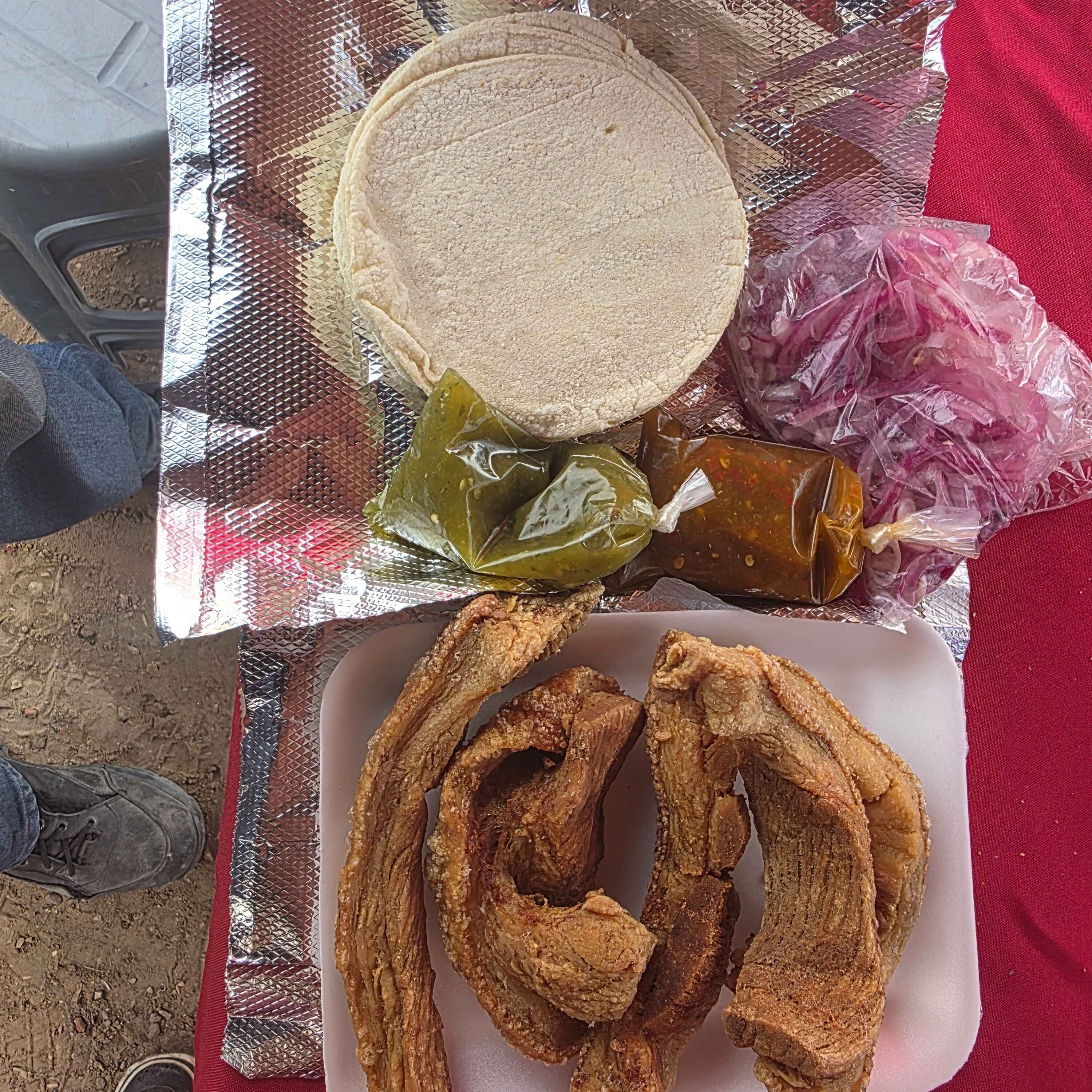 1/2 KILO DE CHICHARRON CARNUDO
