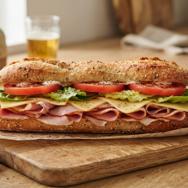 Sandwuich de Jamon y Queso